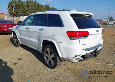 2016 Jeep Grand Cherokee Overland z USA, uszkodzony, nr VIN 1C4RJFCG7GC461690